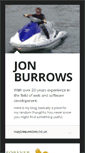 Mobile Screenshot of jonburrows.co.uk